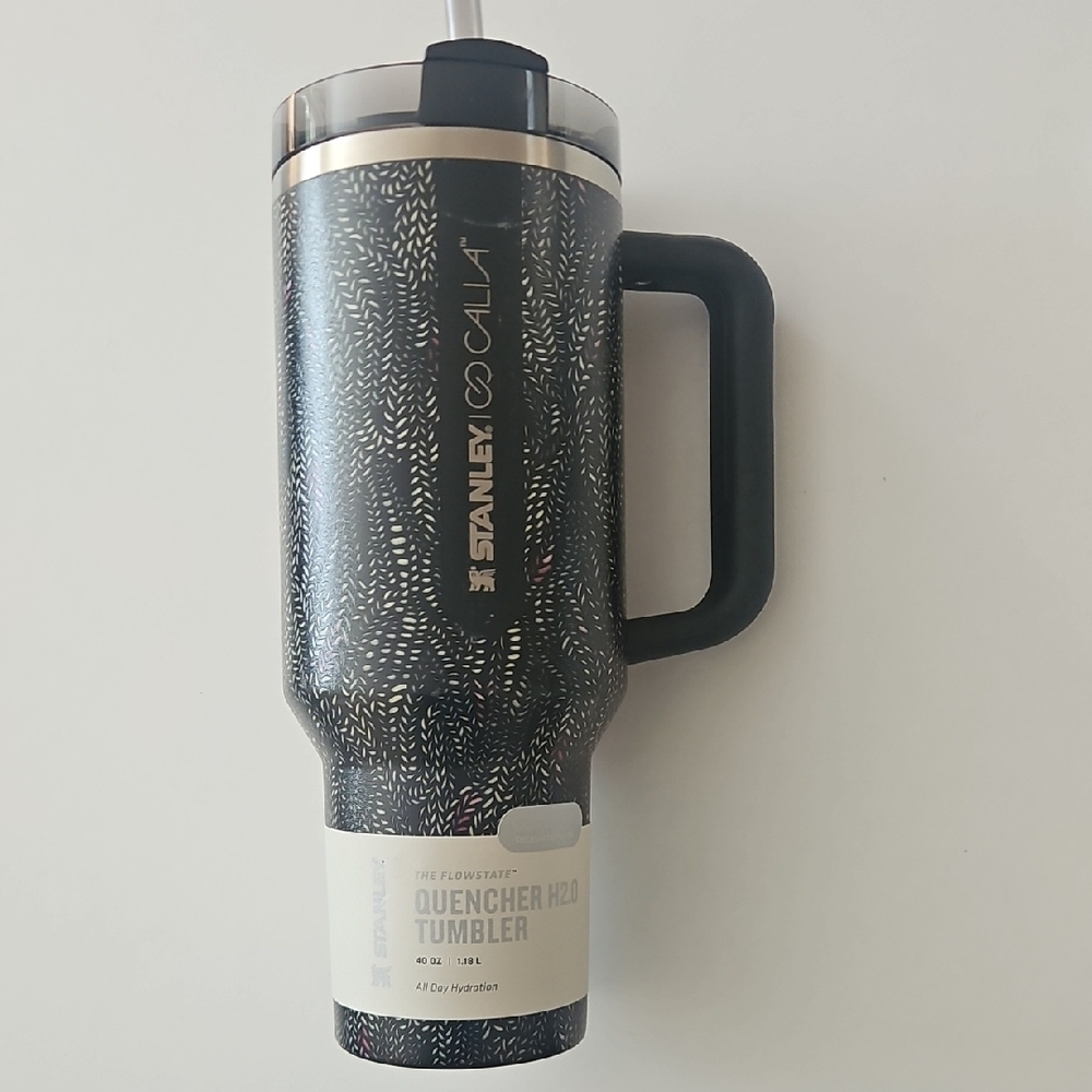 Stanley Black Patterned Quencher H2.0 Tumbler
